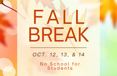 fall leaves & info on fall break