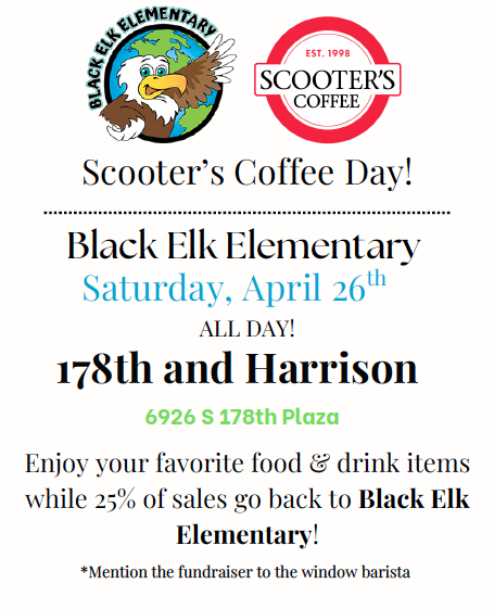 black elk mascot and scooters coffee icon