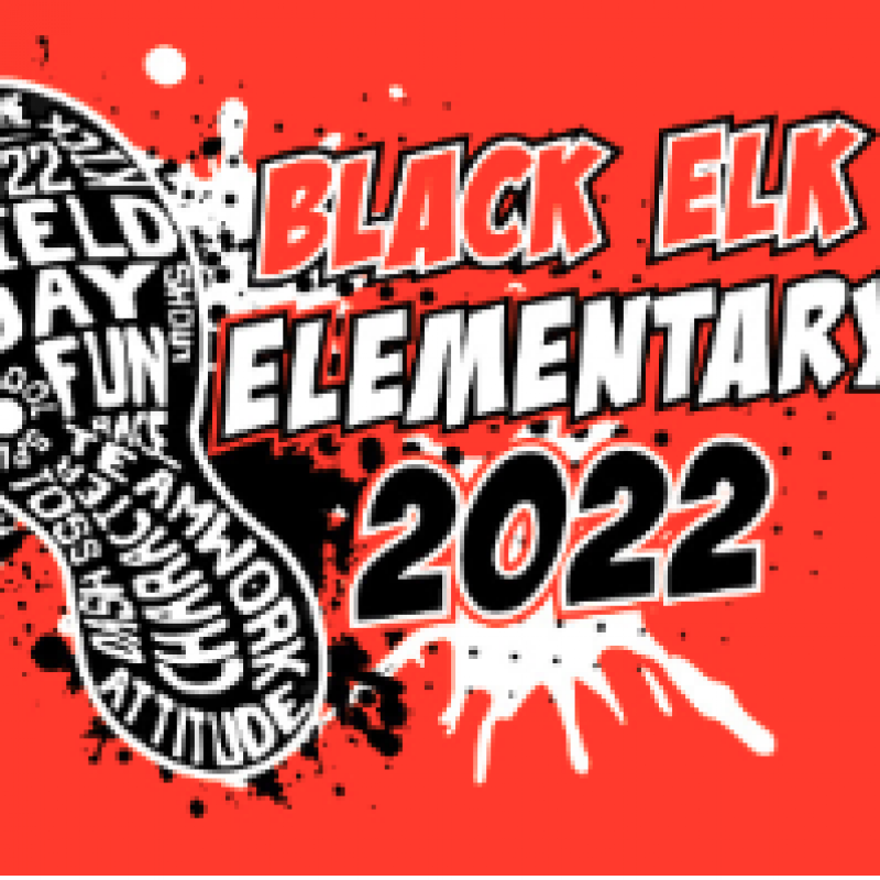 shoe print Black Elk Elem 2022 link to fun & field day photos