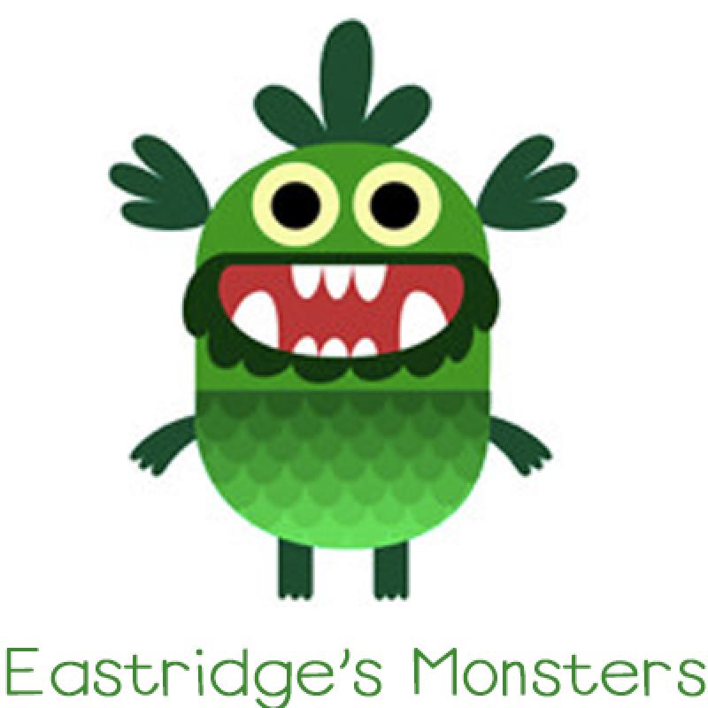 click on the green monster for Mrs. Eastridge's class