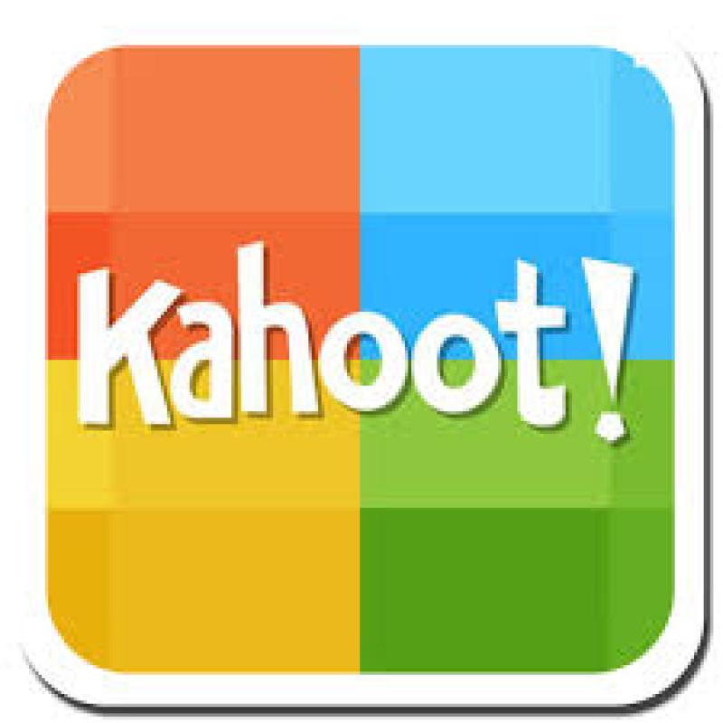 kahoot logo - colorful square backgrounds