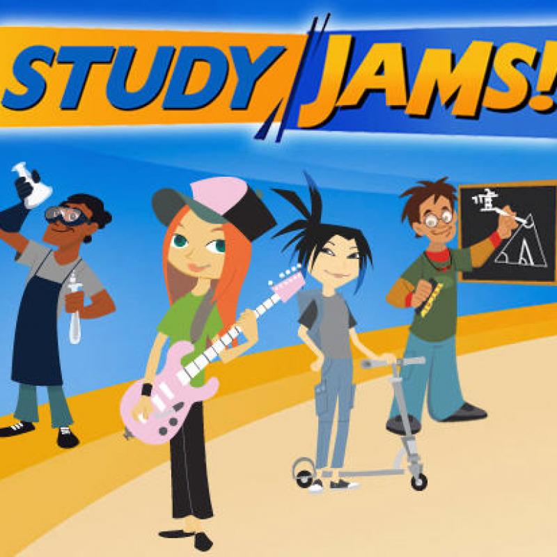 students standing study jams link